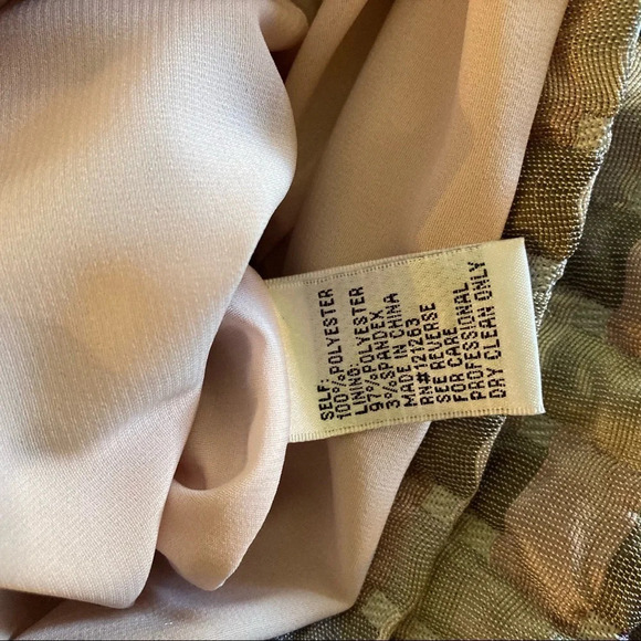 MIKAEL AGHAL‎ Lilac Plaid Dress Sheer Yoke 2 NWT - Picture 5 of 6